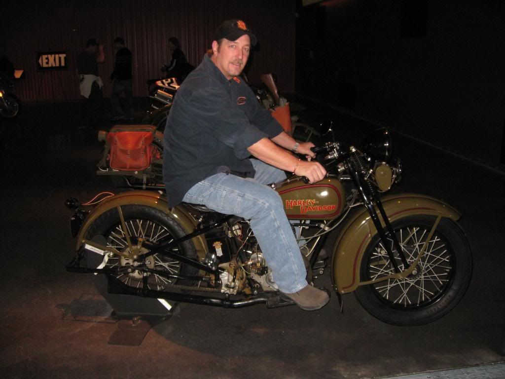Us sitting on some older bikes. Rock Tumbling Hobby